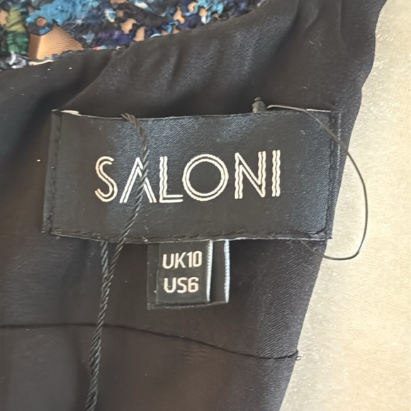 SALONI Juno Butterfly LacePrinted Mini Dress - Picture 11 of 16